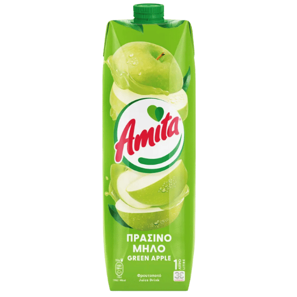 Amita Grüner Apfelsaft (1l) - Araxxon